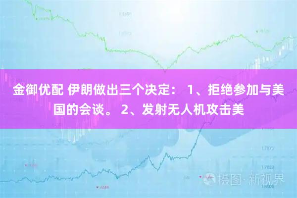 金御优配 伊朗做出三个决定： 1、拒绝参加与美国的会谈。 2、发射无人机攻击美